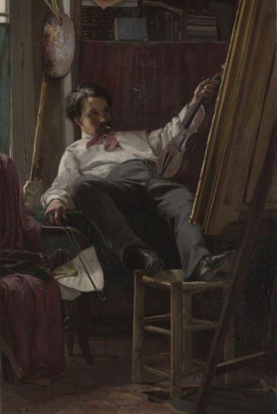 Self-Portrait of the Artist in His Studio